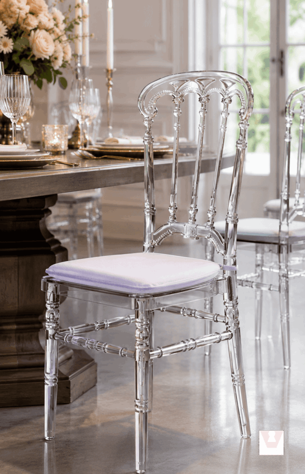 Pearl White Banquet Chair