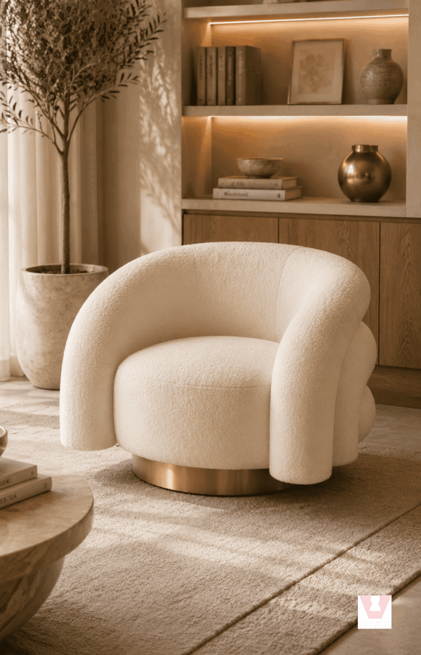 Luxury Swivel Accent Chair