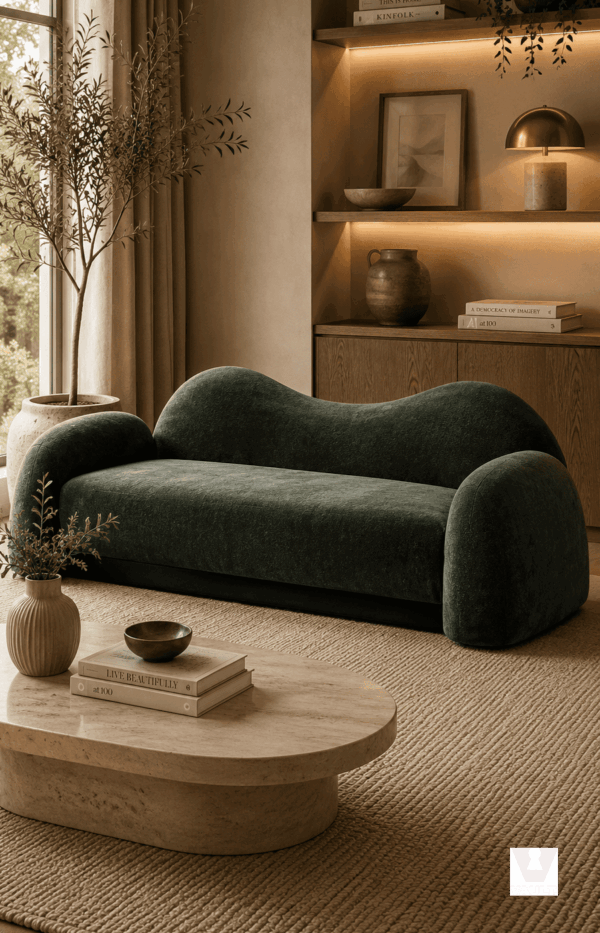 Sculptural Modern Sofa